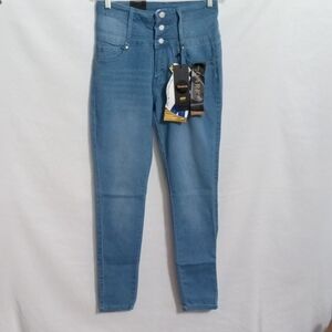 Benava High-Waisted Button Fly Skinny Jeans Size 9